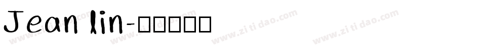 Jean lin字体转换